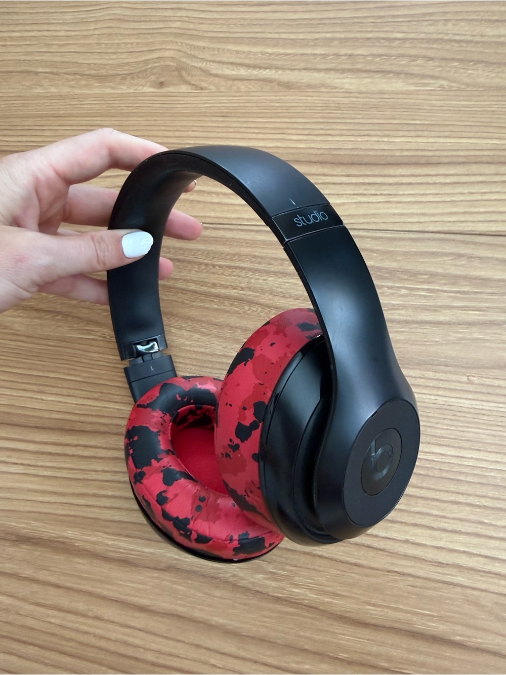 BEATS Studio Wireless Over-Ear Headphones with Red Camo